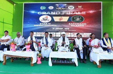 Nesha Mukt Premier League at Vidyapith play Ground, Belonia. TIWN Pic Jan 31