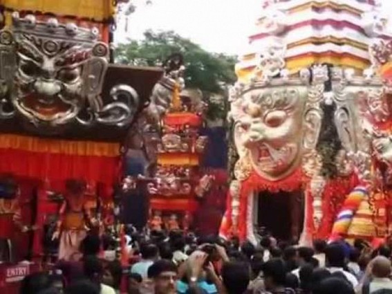 Traditional Durga puja transforming into urban festival