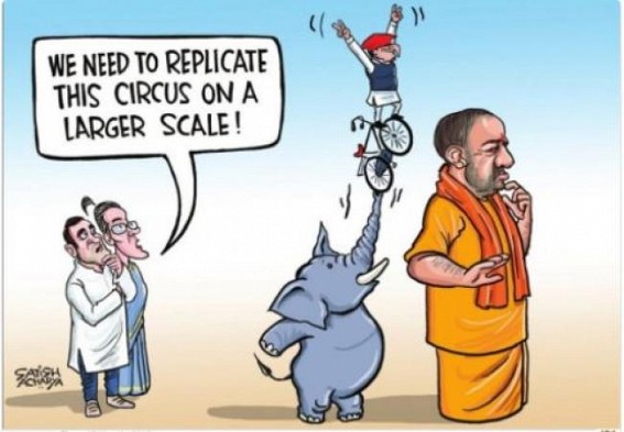 With Bye-Election Losses, BJP Down 11 MPs from 282 In 2014