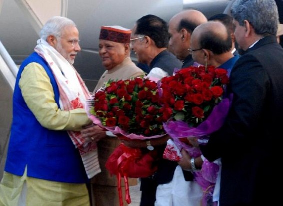 'Eagerly looking forward to Northeast visit': PM Modi arrives in Guwahati, flags off first passenger train to Meghalaya 'Eagerly looking forward to Northeast visit': PM Modi arrives in Guwahati, flags off first passenger train to Meghalaya