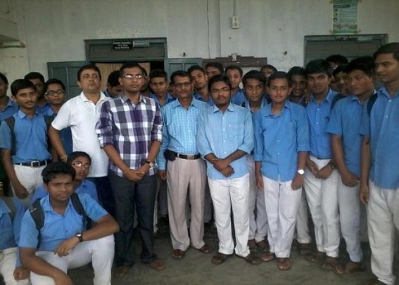 Arijit Debnath tops TBSE conducted HS+2 examinations 2015 Arijit Debnath tops TBSE conducted HS+2 examinations 2015