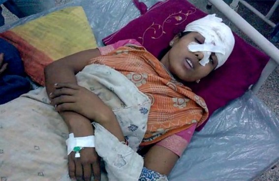 Udaipur : Housewife in deathbed after brutal attack for dowry Udaipur : Housewife in deathbed after brutal attack for dowry