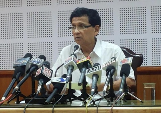 Project for augmentation of road infrastructure in border areas for development of Tripura: State Government seeks co-operation of Centre 