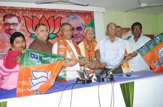 Ex-Minister Jahar Saha joins BJP in wake of poll in Tripura Ex-Minister Jahar Saha joins BJP in wake of poll in Tripura