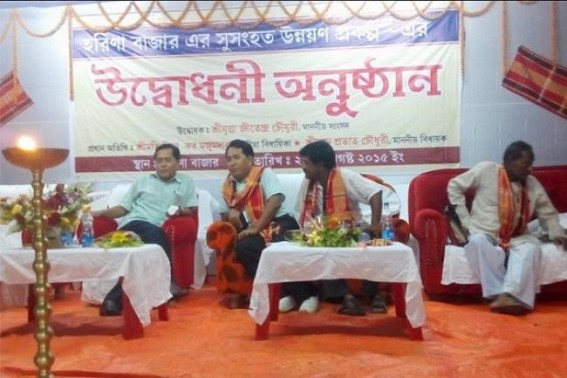 New Market Stall Inaugurated at Harina Bazar; â€œWholesale vendors deprived of Government made market stallsâ€, claimed vendors