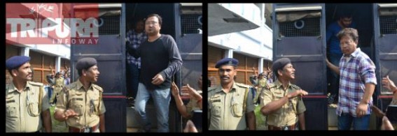 Prostitution Racket: More than 250 police personnel deployed to control the crowd, 34 arrestees produced before the court Prostitution Racket: More than 250 police personnel deployed to control the crowd, 34 arrestees produced before the court