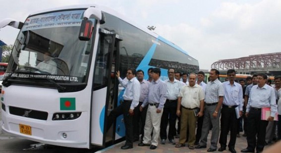 Tripura all set to receive Kolkata trial run bus at Akhaura, 18 members team arriving Tripura all set to receive Kolkata trial run bus at Akhaura, 18 members team arriving