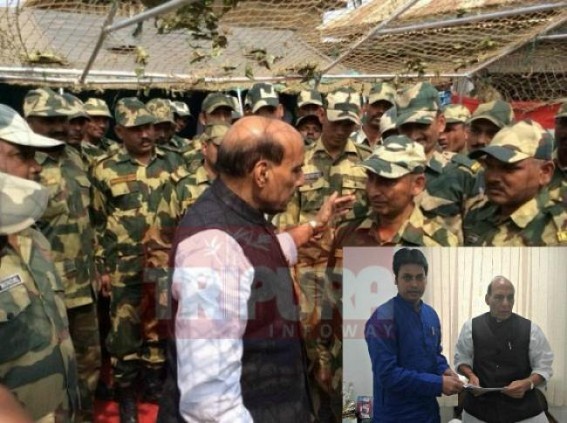 Union Home Minister to expedite Tripuraâ€™s slow border fencing work : â€˜Border sealing in Sonamura to be completed by 2017â€™, says BJP State President