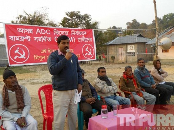 ADC Village Election : Proclamation of CPI-M is in full swing ADC Village Election : Proclamation of CPI-M is in full swing