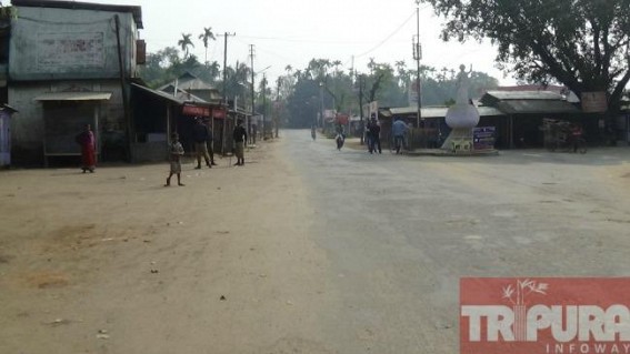 Tight security observed during 12 hour strike : no untoward incident till now reported Tight security observed during 12 hour strike : no untoward incident till now reported