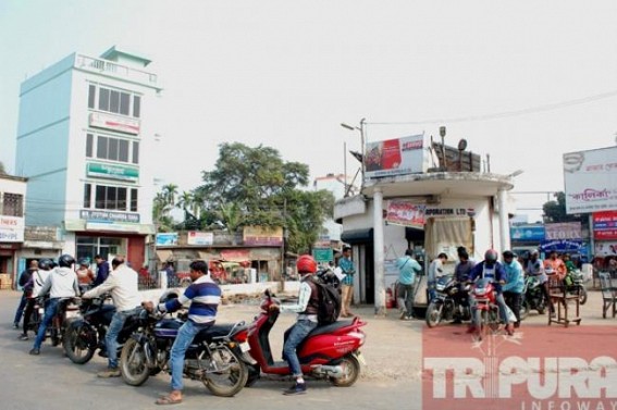 Tripura continues to suffer under acute shortage of Petrol, authority yet to take any action