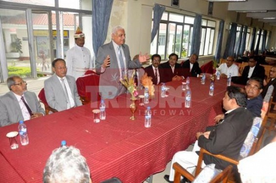 Tripura Bar Association welcomes Supreme Court Judge Anil R Dave 