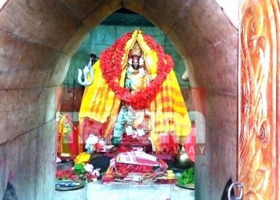 Devotees thronged to Matabari on the occasion of Mahalaya