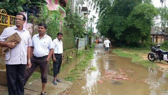 Waterlog paralyzes Santirbazar town