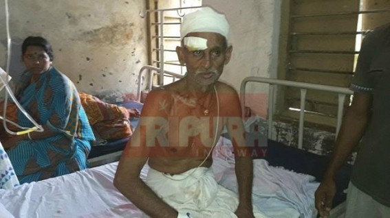 Driver escaped after hitting an old priest