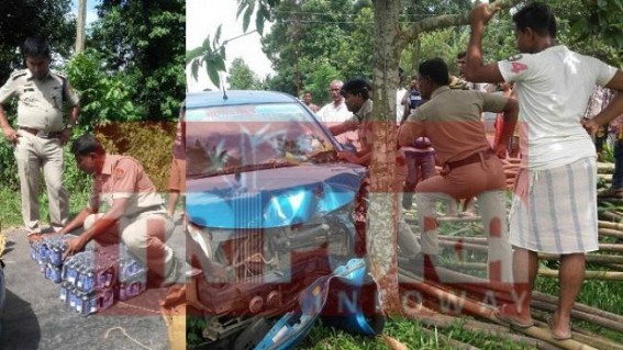 Police nabbed phensedyl smuggler from accident site