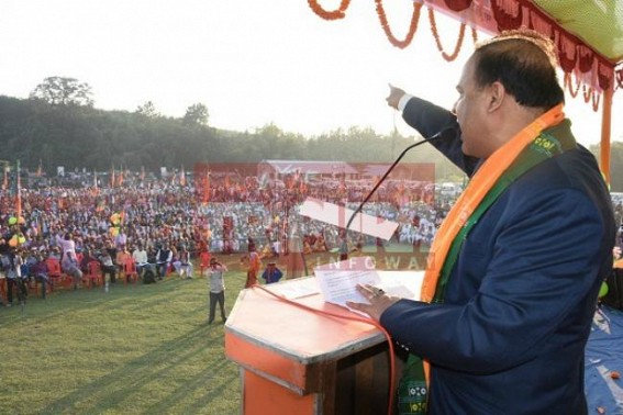 BJPâ€™s surgical strike at Manik Sarkar's Dhanpur : 'Chief Minister didn't build a single College in Dhanpur in 20 yrs, BJP will make it in 20 days', says Assam Minister to Dhanpur voters