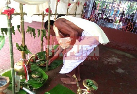 Jari Puja observed in Tripura ahead of Kharchi