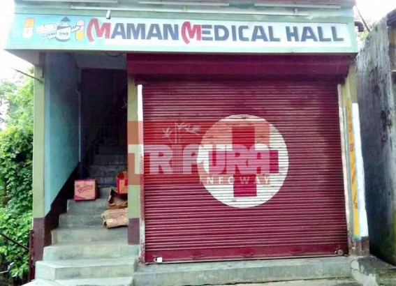 Shutdown of medical shops hits North Tripura Shutdown of medical shops hits North Tripura