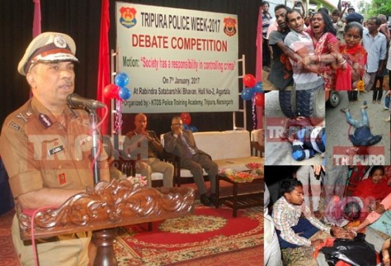 â€˜Police canâ€™t be at every spots for Crime-Management ! Citizens should learn Risk-Management : reckless driving kills people, what police can do there ?â€™ says Tripuraâ€™s lameduck DGP K.Nagraj