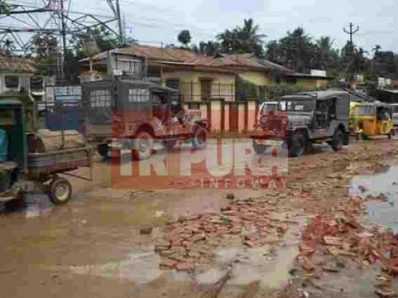 National Highway pathos begin after the first rain