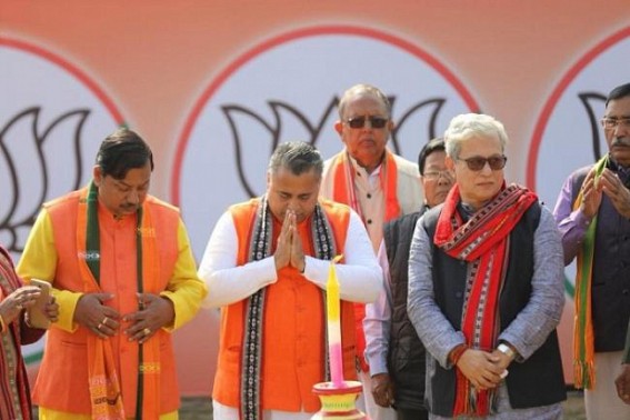 Amit Shahâ€™s rally at Ambassa : Deodhar hits CPI-M on Sunil Deb murder case