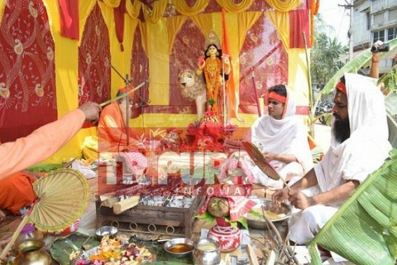 Bharat Mata puja on rise in Tripura Bharat Mata puja on rise in Tripura