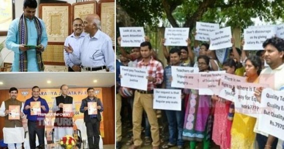 JUMLA Exposed : BJPâ€™s Pre-poll agreement promised State Employees, 'Rs. 10,000 salary to become Rs. 20,000 to lead an ECONOMIC BOOM in Tripura'