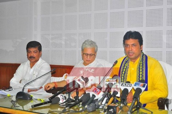 Biplabâ€™s biggest JUMLA in 7 Months, Only Pay revision from 2.25 Factor in 2017 to Factor 2.57 : After intense Media pressure, Public Outbursts, State Govt announced â€˜Tripura Pay Matrix 2018â€™ but silent on promise of 7th CPC from 2016