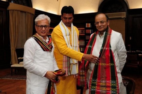 Biplab Debâ€™s costly frequent Delhi visits for â€˜Transforming Tripuraâ€™ HOAX, failed to benefit Employees, Pensioners  