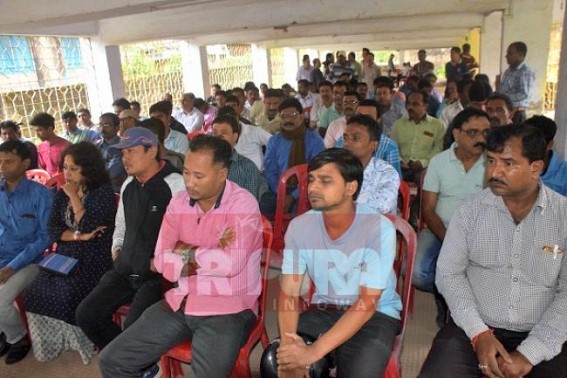 Tripura 10323 ad-hoc teachers to move beyond political identities to 'save families'