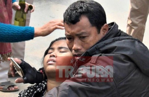 AMC vehicle escaped after hitting a girl