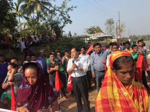 Crime Spree under Biplab, Pratima : â€˜Is Tripura under India or in Arab, Iraq, Syria where no law exist ?â€™, MP Jitendra Chaudhury calls for â€˜Save Tripura, Save Democracyâ€™