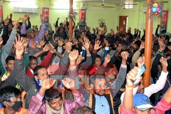 Over 5000 Tea garden workers will be recognized as Tripura's Permanent Residents after BJP comes in power, says Biplab Deb  