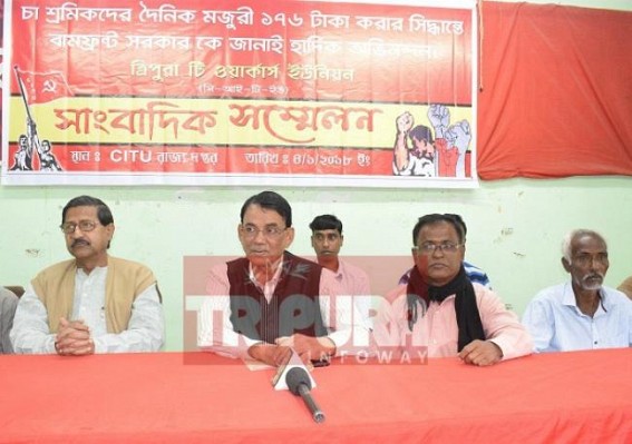 CITU claims Tripura's tea gardeners are highest paid in whole India 
