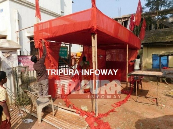 Political party flags, festoons removed from Govt lands as per EC's direction