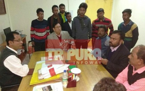 Congress gheraos Minority Welfare Director 