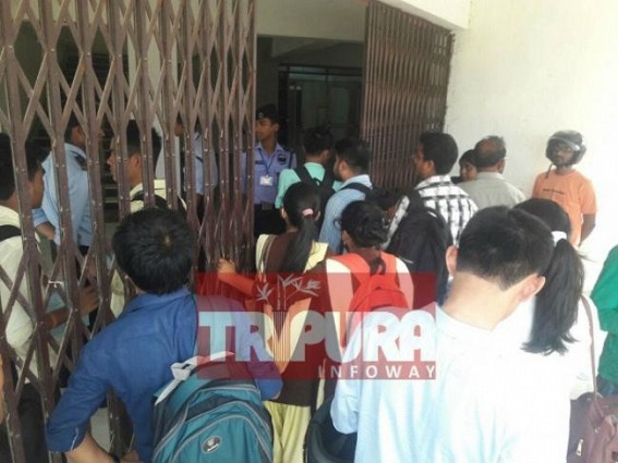Poor results across Tripura’s 22 Degree Colleges : Mass gathering of students at Tripura University for review at the cost of Rs. 600 per paper : Hapless students mass victims of Tripura's corrupt Education system Poor results across Tripura’s 22 Degree Colleges : Mass gathering of students at Tripura University for review at the cost of Rs. 600 per paper : Hapless students mass victims of Tripura's corrupt Education system