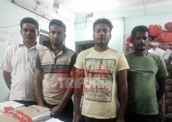 Four arrested in molestation case 