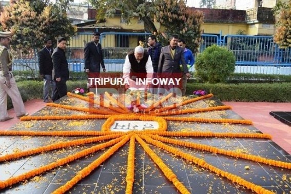 Governor pays tribute to Mahatma Gandhi on his death anniversary Governor pays tribute to Mahatma Gandhi on his death anniversary