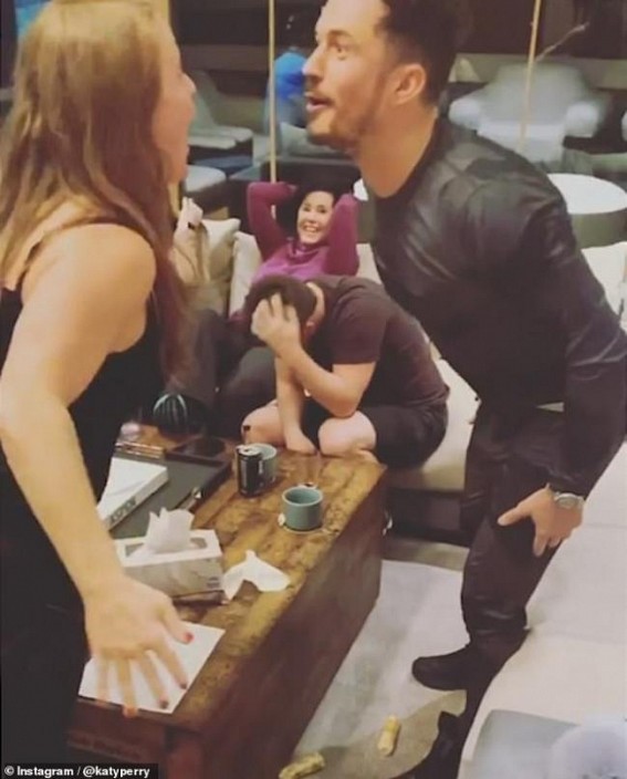 Bloom gets into screaming match with Perry's relatives