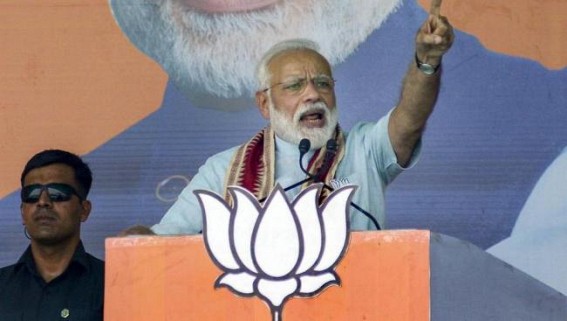 Modi slams Congress, BJD over poverty