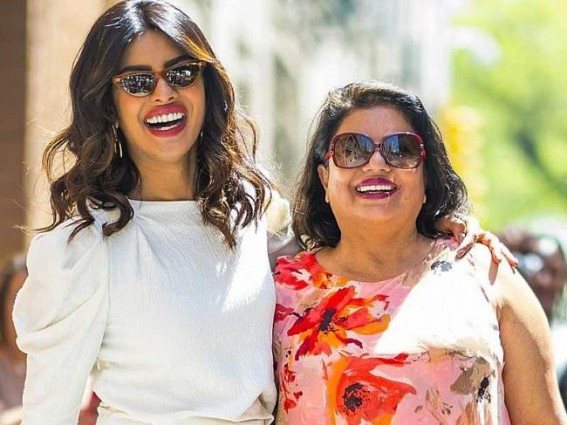 Priyanka Chopra wishes mother Madhu for new venture