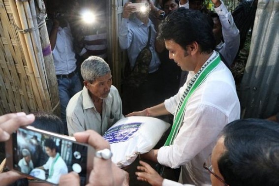 Tripura Govt says, it supplied 20 kg free ration to 62,000 people in 2 months