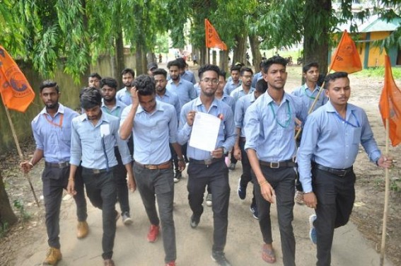 Girl-student harassment : ABVP demands CCTV footage of Bir Bikram University