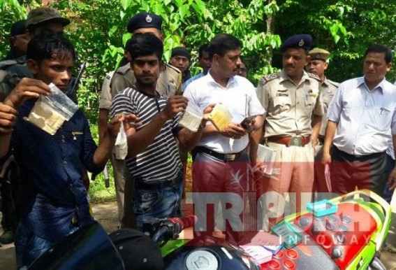 Heroin worth Rs. 50 lakhs seized from Churaibari Heroin worth Rs. 50 lakhs seized from Churaibari