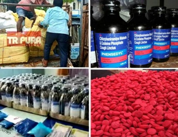 Police, BSF, RPF, Assam Rifles continue drive against Drug-Mafias jointly, Political Prime Movers are yet out of trace depressed â€˜Law same for allâ€™ concept