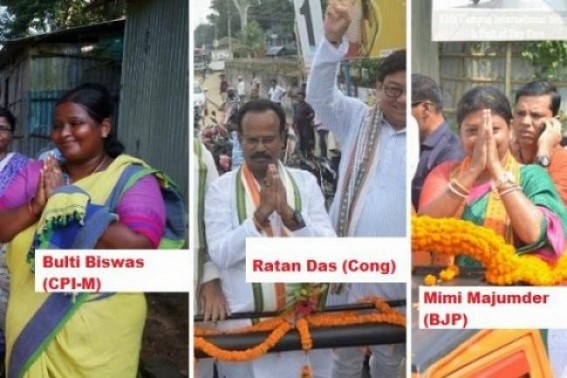 By-Election vote counting begins in 4 states 8 AM, BJP’s Mimi Majumder ahead after first phase of counting in Badharghat (Tripura) By-Election vote counting begins in 4 states 8 AM, BJP’s Mimi Majumder ahead after first phase of counting in Badharghat (Tripura)