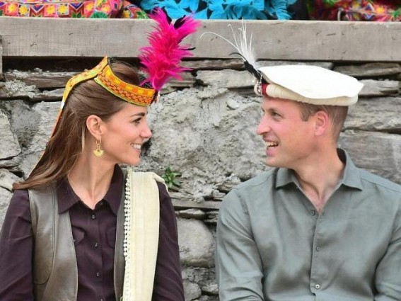 UK's royal couple visits mountain-top glacier in Pakistan