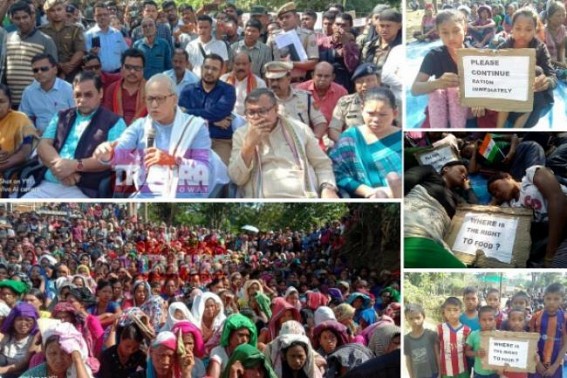 United agitation forced Tripura Govt to restore Ration service to the Brus but complication remains as Ration supply announced till November 30 United agitation forced Tripura Govt to restore Ration service to the Brus but complication remains as Ration supply announced till November 30